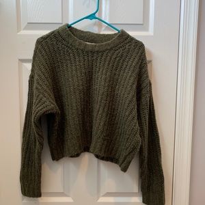 American Eagle green sweater